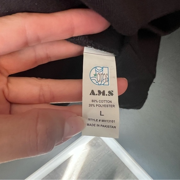 NWT NASA Rhinestone Hoodie Black Hoodie Size: L oversized - Picture 10 of 15